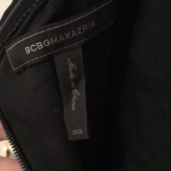 BCBG faux leather fabric dress - Picture 5 of 6